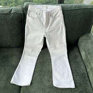 White Madewell Bootcut Jeans Size 27